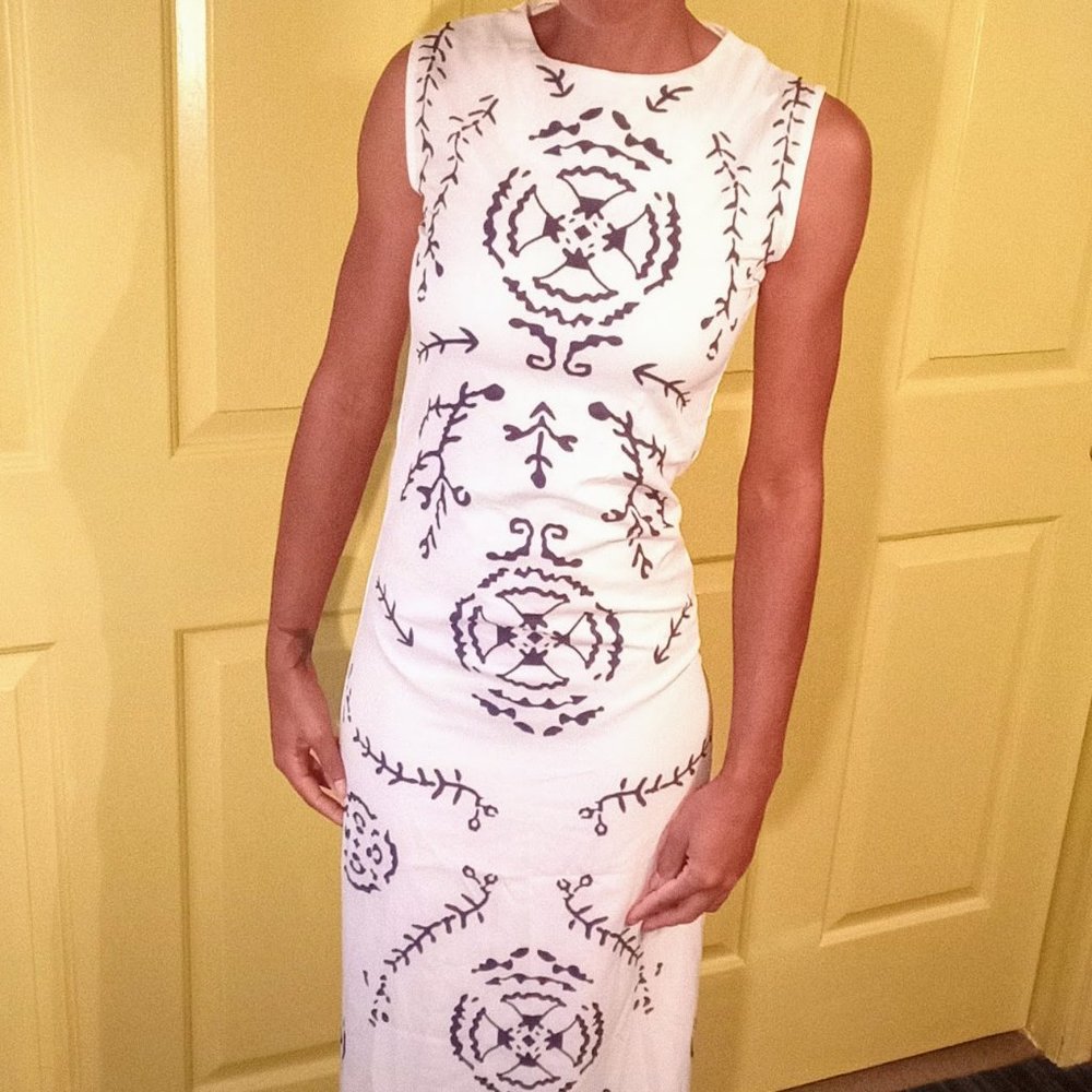 chic and one of a kind HANYAGEDIAO JAPAN brand maxi sleeveless dress *w/tag